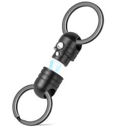 TISUR Quick Release Keychain, Magnetic Key Holder Connector, Detachable Key Chains for Car Keys, Dual Security System