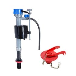 Fluidmaster K-400H-039 High Performance Toilet Fill Valve with 2-Inch Adjustable Toilet Flapper Kit