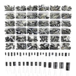 Cermant 960Pcs 36 Values Aluminum Electrolytic Capacitor Assortment Box Kit Range from 0.1uF to 2200uF 10V 16V 25V 35V 50V Aluminum Capacitors Set