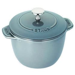 staub La Cocotte de GOHAN 40509-703 La Cocotte de Gohan Gray M 6.3 inches (16 cm) Rice Pot, 2 Pieces, Paint, Cast Iron Pot, Induction Compatible, Rice Cooker