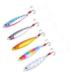 Sougayilang Jigs Fishing Lures Sinking Metal Spoons Micro Jigging Bait