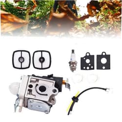 munirater Carburetor with Air Filter Tune Up Kit Replacement for Echo PB-251 PB-265L PB-265LN Blower Zama RB-K85 A021001350 A021001351