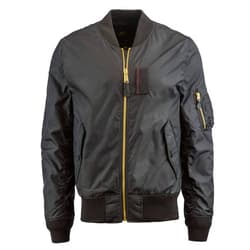 Alpha Industries Men's Ma-1 Skymaster Mid Length Zip Flight Jacket with Pockets
