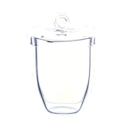 QiMan Lab Crucibles Quartz Crucibles with Lids Cylindrical Crucibles（5ml）