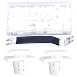 Rexka 41pcs Lower Outer Door Weatherstrip Clip for Honda 75315-S9A-004 CR-V Acura RDX -Honda Door Molding Clip Door Window Molding Clip- Multipurpose Auto Trim Panel Body Remover