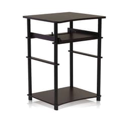 Furinno Home Computer Desk, Espresso/Black