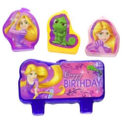 Amscan Disney Princess Birthday Candle Set 4 Piece, 2 1/3