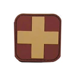 Rescue Essentials PVC Hook & Loop-Backed Medic Patch - Assorted Colors
