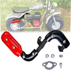 Chikia CT200U Upgrade Exhaust Pipe with Muffler Silencer Kit Chikia Replacement for Coleman CT200U CT200U-EX Axis M200 Mini Bike
