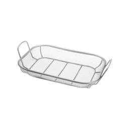 Outset 76359 Stainless Steel Grill Roasting Basket Silver