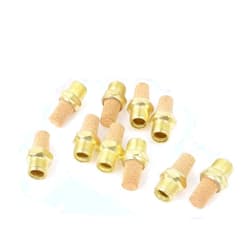 HAILINLING Bronze Exhaust Muffler,Pneumatic Muffler Sintered Bronze Exhaust Muffler 1/8