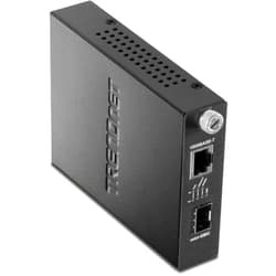 TRENDnet 100/1000Base-T to SFP Fibre Media Converter, Fibre to Ethernet Converter, RJ-45,Multi(SX) or Single-Mode(LX) 100Base-FX/1000Base-SX/LX Mini-GBIC Slot, TFC-1000MGA