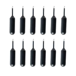 Siktorrwd 12 Pcs Ink Refills for Identity Theft Protection Roller Stamps, Protect ID Stamp Roller Ink Refill Replacement Confidential Roller Stamp Refill Ink to Cover Personal Mail Address Information, Black