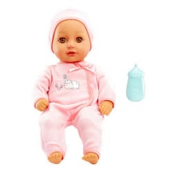 Baby Born My First Baby Doll Ava - Light Brown Eyes: Realistic Soft-Bodied Baby Doll for Kids Ages 1 & Up, Eyes Open & Close, Baby Doll with Bottle