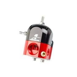 Aeromotive 13204 A1000 Bypass Carburetor Fuel Pressure Regulator, Adjustable, 3-15 PSI, 2-Port