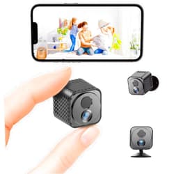 Arstiderne Upgraded Mini Camera 30-Day Battery Life, Wireless Hidden Camera 1080P HD with AI Motion Detection, Auto Night Vision, WiFi Pet, Baby Monitor, Nanny Cam for Home Office Security , Free cloud storage