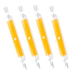 KIMROO 15W 118mm R7S LED Bulbs(4 Pack) 150W Halogen Enquivalent J-Type 120V Dimmable T3 R7s Base Double Ended Flood Light for Landscape Light (Warm White)