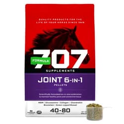 Formula 707 Joint 6in1 Equine Supplement 5 lb Bag - Support for Joint Integrity and Inflammatory Response in Horses - Green-Lipped Mussel, MSM, Glucosamine, Chondroitin & Collagen