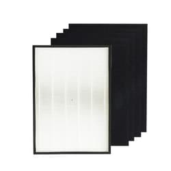 PUREBURG 83195 Replacement Filter Set Compatible with Kenmore 83254 83396 85254 F-K3 Air Purifiers,H13 HEPA + Activated Carbon Pre-Filters x 4 Air Clean Dust VOCs