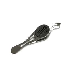 Generic Slant Tip Angled Tweezers Eyebrow Refine Wide Grip Stainless Steel Precision Tip