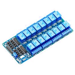 ANMBEST 16 Channel 5V Relay Module with Optocoupler Low Level Trigger Expansion Board for Raspberry Pi Arduino