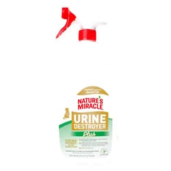 Nature's Miracle Urine Destroyer Plus for Cats, Enzymatic Formula for Severe Cat Urine Stains, 32 oz