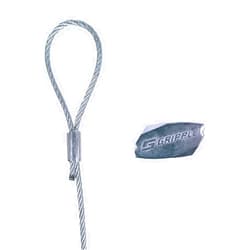 Pelican Rope Gripple - No. 2 Standard Loop Hangers | Standard Hanger Cable | Hanger with Fastener for Fast Suspension | 100 lbs Safe Working Load | Sold in Packs of 10 | 10 Ft Wire Rope