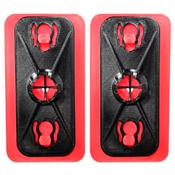 LukeTarp Dust Barrier Replacement Heads and Top Plates Set Compatible with Zipwall HS1 Model 3D Printing 2 Pack