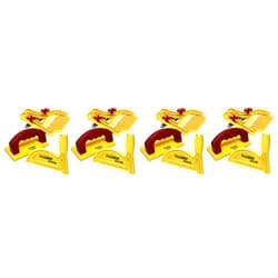 Milescraft 7334 Safety Bundle - Includes FeatherBoard, PushStick and Free Grabber Push Block (4 Pack)