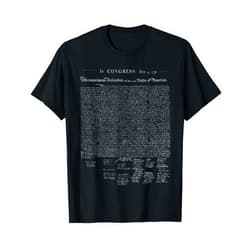 Liberty Swag Declaration of Independence liberty Constitution America USA T-Shirt