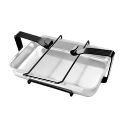 Stanbroil 7515 Aluminum Gas Grill Catch Pan and Holder Grease Collection Pan Replacement for Weber Genesis 1000-5500, Genesis Silver/Gold/Platinum, Genesis II Series, Platinum I/II, and Summit Grills