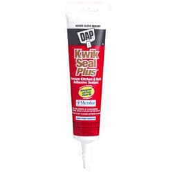 Dap 18539 Kwik Seal Plus Kitchen and Bath All-Purpose Adhesive Caulk Bisque, 5.5-Ounce