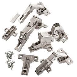 ROCKLER Salice 1/2'' Overlay, Face Frame Hinge Kit for Pie-Corner Cabinets