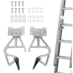 BestYiJo Aluminum Extension Ladder Locks, Extension Ladder Accessories Ladder Rung Locks Telescoping Ladder Locks Replacement,Suitable for 28-11 Rung Lock Kit
