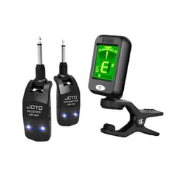 JOYO JW-03 Wireless Guitar Transmitter Receiver and JT-09 Digital Guitar Tuner