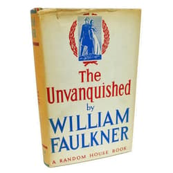 By William. FAULKNER (Author) THE UNVANQUISHED, drawings by Edward Shenton.