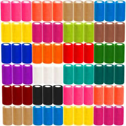 Oleitodh 54 Pack Colorful Self Adhesive Bandage Wrap Bulk 4 Inch x 5 Yards Cohesive Bandage,Vet Wrap Breathable Elastic Self-Adherent Tape for Stretch Athletic Sports Wrist Ankle Dogs Pet Vet Wrap