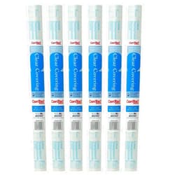 Con-Tact Brand Self-Adhesive Covering, Clear, 18