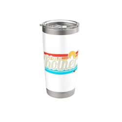 Beautiful Surf Design for Cologne Lovers Kölner Saying Vintage Surfer Retro Cologne Love Colonia Köln Stainless Steel Insulated Tumbler