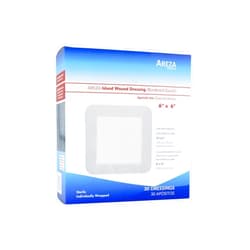 Areza Medical - Bordered Gauze Island Dressing - Wound Dressing - Latex Free - sterile - 6