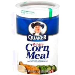 Quaker Corn Meal, White 1.5 lb (Pack of 12)