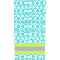 Boston International IHR 3-Ply Rosanne Beck Paper Napkins, 16-Count Guest Size, Lilly Lime