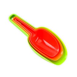 SHOWERORO 3pcs Ice Shovel Ice Scooper for Freezer Rice Scoops Food Scoop Katydids Candy in a Can Flour Shovels Ice Cube Tool Ice Cream Scoop Kitchen Supplies Plastic Multifunction
