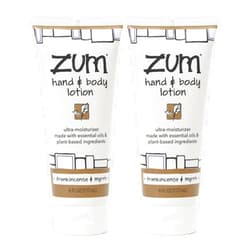 Zum Hand and Body Lotion - Frankincense & Myrrh - 6 fl oz (2 Pack)
