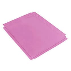 Olson Zona 37-943 3M Wet/Dry Polishing Paper, 8-1/2-Inch X 11-Inch, 3 Micron, Pink, 10-Pack