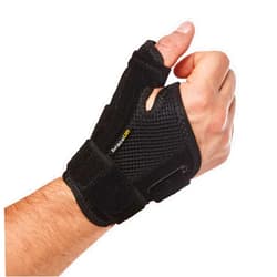 BraceUP Thumb Spica Splint Brace Right Left Hand Women and Men, CMC with Thumb Support, for Arthritis, Tendonitis, Carpal Tunnel Pain Relief and Thumb Sprain (Black)