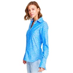 Robert Graham Womens Priscilla Long Sleeve Woven Button Down Shirt