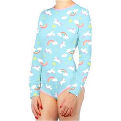 Littletude ABDL Onesie Unicorn Rainbow Long Sleeve