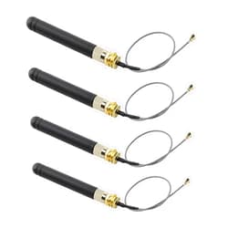 Geekstory 4PCS LoRa Antenna 915MHz 2DBI with U.FL IPEX to SMA Connector for Lora Board ESP32 Lora32u4 II WiFi Lora32 15cm