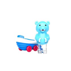 Educational Insights Zoomigos Hippo with Rowboat Zoomer - Toddler Toy